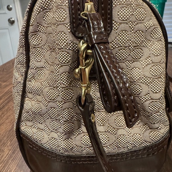 Coach Signature C Oxford Satchel Handbag Purse - Picture 3 of 13
